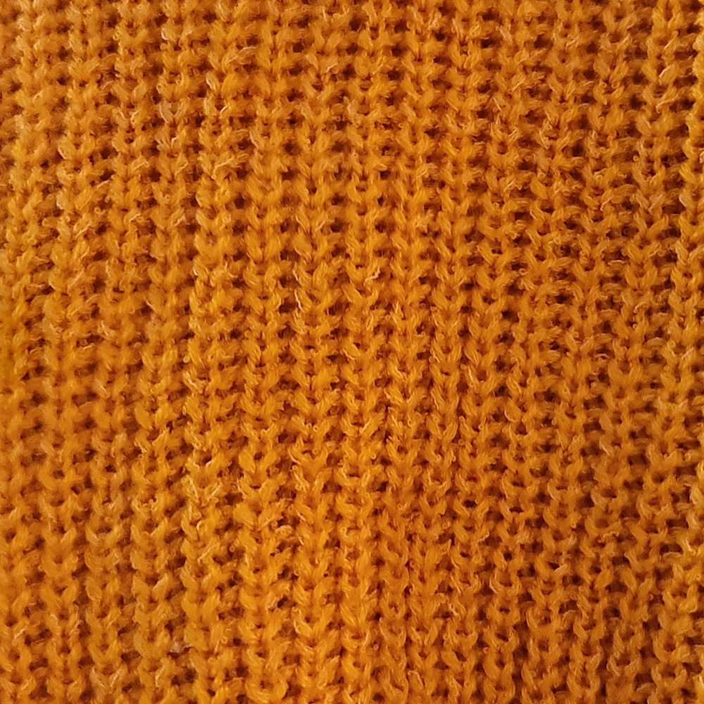 Forever 21- Orange Oversized Knit Long-Sleeve Sweater - Picture 3 of 5